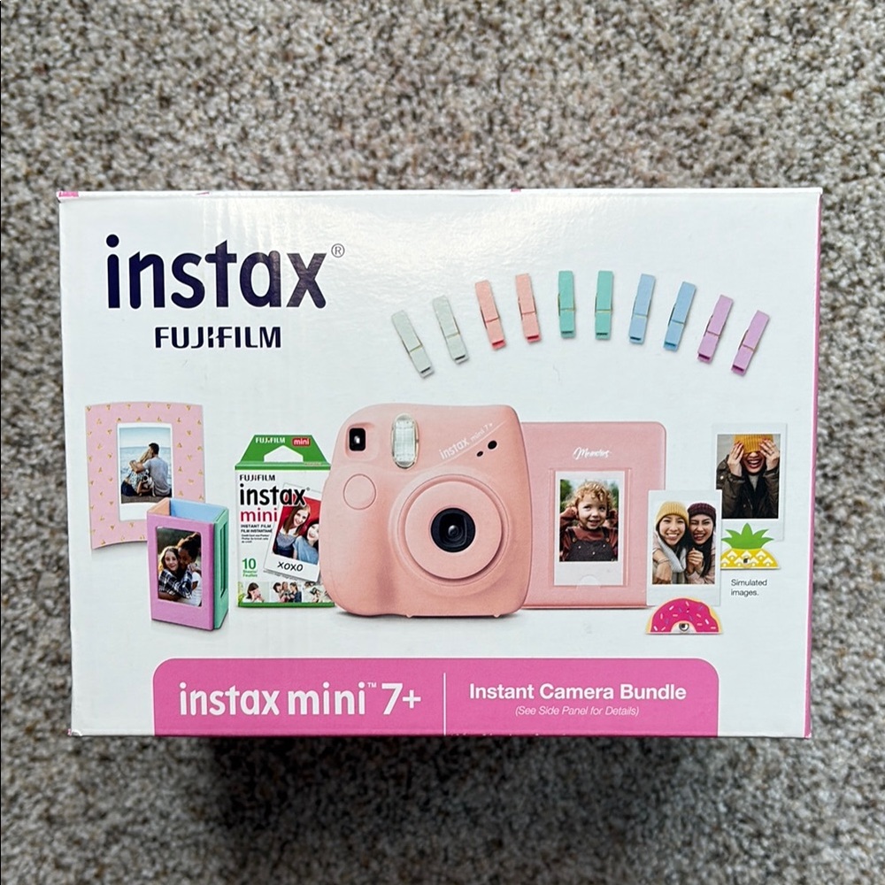 Fujifilm Instax Mini 7+ Blush Pink Camera Set